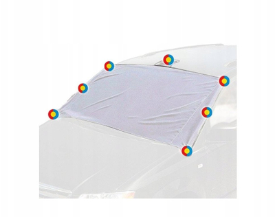 Mbulesë xhami anti-frost Maximex Front Windshield, 156x96cm, 7 magnetë, e bardhë