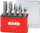Set frezash rrotulluese RUKO 116002, 10 copë karbur tungsteni, kuti plastike e kuqe