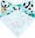 Përparëse-shall për bebe Akuku Panda Scarf, pambuk 100%, me kopsa, ngjyrë mente me panda