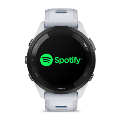 Orë sportive Garmin Forerunner 265, 1.3" AMOLED, GPS, bardh e zezë