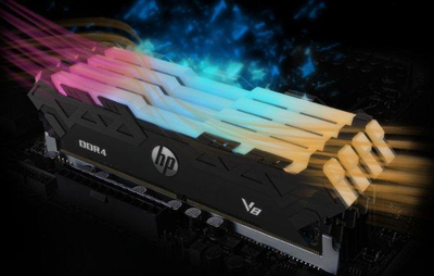 Memorie HP V8 RGB, DDR4, 8 GB, 3600 MHz, CL18, 7EH92AA#ABB