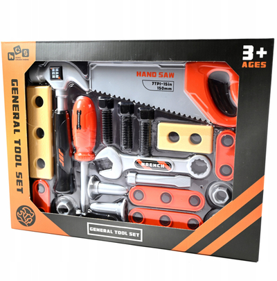Set lodrash vegla Toy Toolhelper B2435915 53519, shumëngjyrëshe