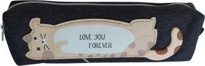 Penar Fresh YM8602 Cat Love You Forever, formë tubi, me zinxhir, shumëngjyrësh