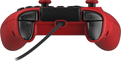 Gamepad Turtle Beach REACT-R me kabllo USB, për PC dhe Xbox Series X S, i kuq
