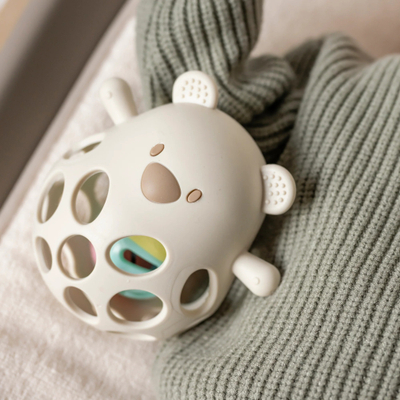 Loder me zhurme Rattle Silikoni me top - Clay