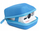 Çantë mbrojtëse LoveInstant për Polaroid Go, trup i fortë, xhep mrena, blu