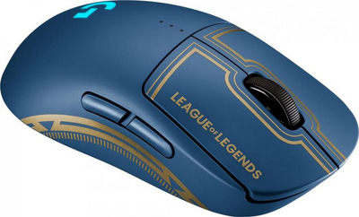 Maus Logitech G Pro, edicioni League of Legends, i kaltër