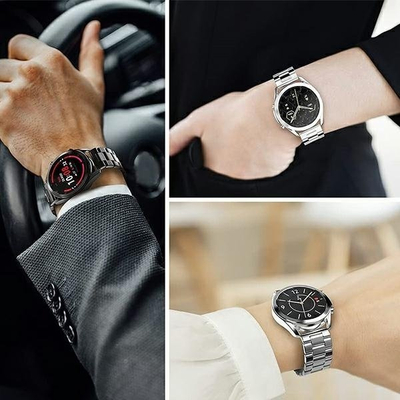 Byzylyk metalik për Apple Watch, çelik inox, 38/40/41mm, ngjyrë argjendi