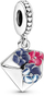 Aksesor për byzylyk Pandora Pansy Flower Envelope, i argjendtë