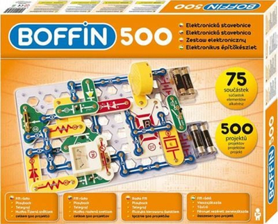 Set edukativ elektronik Boffin I 500, 500 projekte, 75 komponentë, shumëngjyrësh