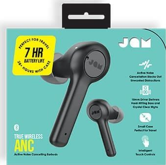 Безжични слушалки Jam TWS HX EP925, ANC, 7 часа батерија, црни