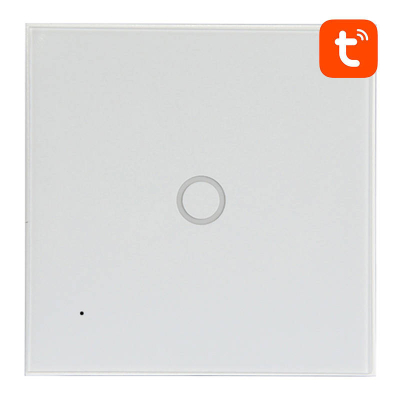 Ndërprerës dritash smart Neo Single, WiFi 2.4 GHz, 1 kanal, i bardhë