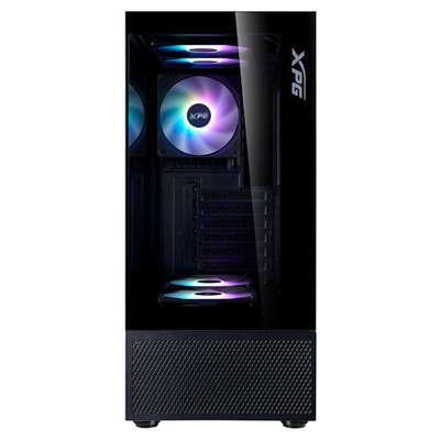 Kullë kompjuteri Invader X Mini Black, mid tower gaming, mban GPU deri në 330mm, e zezë