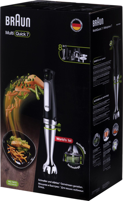 Blender dore CASO HB 2200 Pro, me gjithë aksesore, argjendt e zi