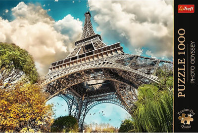 Puzzle Trefl Premium Plus, 1000 copa, Kulla Eifel Paris