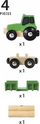Lodër traktor Brio Loaded Tractor 33799, me drita dhe tinguj, shumëngjyrësh