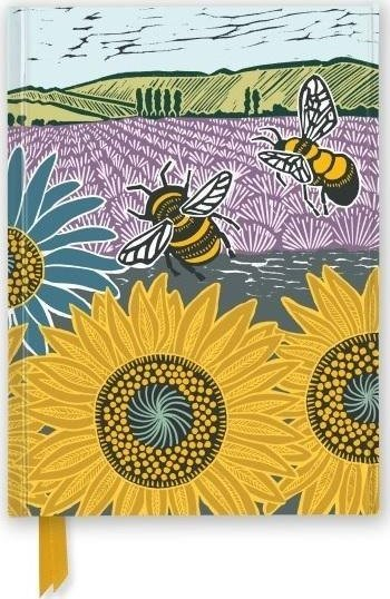 Ditari Kate Heiss Sunflower Fields, foiled, me lulediell