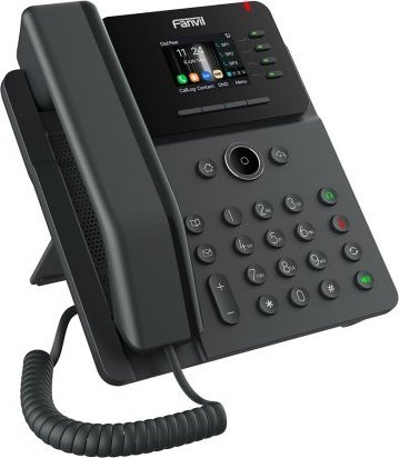 Telefon IP Fanvil V61W, ekran 2.4", me WiFi 6 dhe Bluetooth, i zi