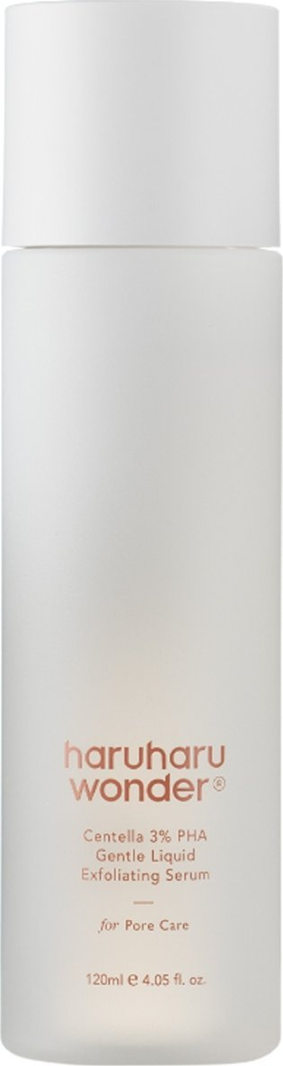 Ексфолијативен серум Haruharu Wonder Centella 3% PHA Gentle Liquid, 120 ml, за лице