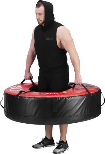 Gomë stërvitje HMS PYT03, 80kg, profesionale, e kuqe me të zezë