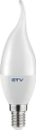 Poç LED GTV,E14, 8 W, C37L, e bardhë