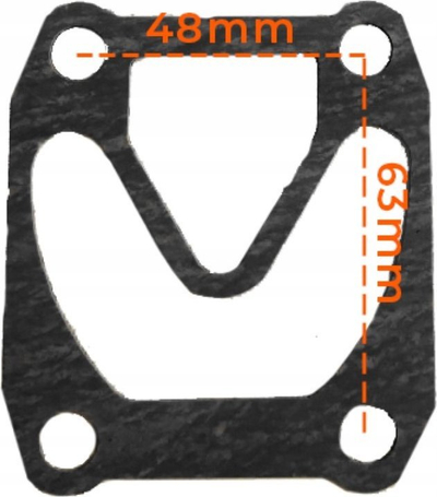 Set garniturash vulosëse XA077016.66, 48mm, që rrin mirë në temperatura të larta, ngjyrë e zezë