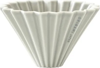 Dripper kafeje Origami S, porcelan, për 1–2 filxhanë, gri mat