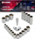 Set çelësash goditës Forcekraft Impact 1/2", 10-32mm, 22 pjesë, i zi