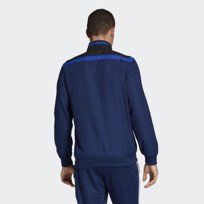 Xhaketë sportive Adidas Tiro 19 Presentation DT5267 për burra, poliestër Climalite, blu e errët