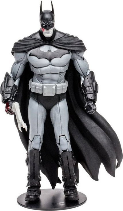 Figurë për koleksion McFarlane Toys DC Multiverse Arkham City Batman Gold Label, 7", bardh e zi