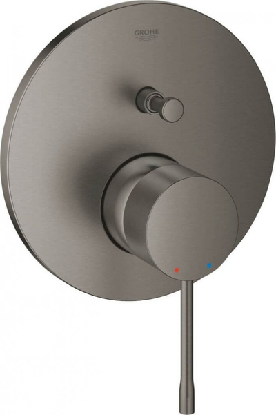 Rubinet murale për vaskë Grohe Essence 24058AL1, për dy dalje, Brushed Hard Graphite