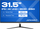Monitor JN-IPS315UHDR, 31.5", 4K UHD, 60Hz, i zi