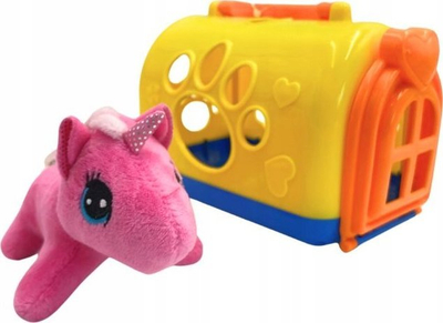 Lodër pelushi Swede Unicorn In A Bag, me kafaz plastik, për kalamaj 3+