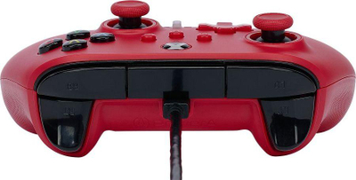 Kontroller PowerA Artisan Red Xbox Series, me kabllo, i kuq