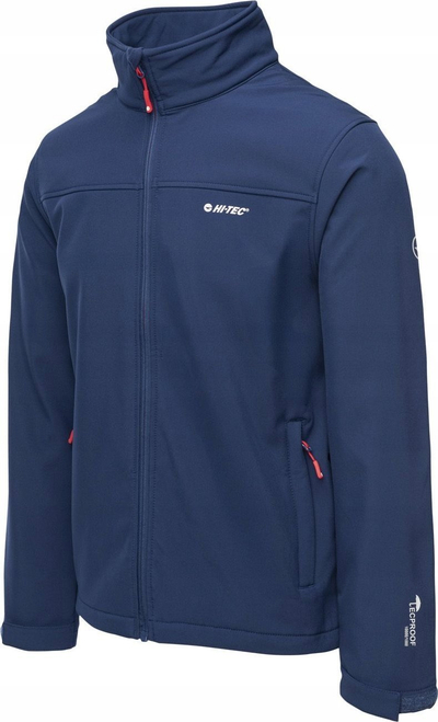 Jakne softshell Hi-tec Lingen M për burra, që s’e kap uji, e zezë