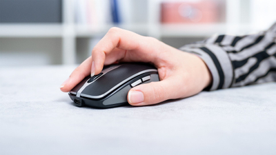 Maus Cherry MW 9100, Wireless dhe Bluetooth, 2400 DPI, i zi