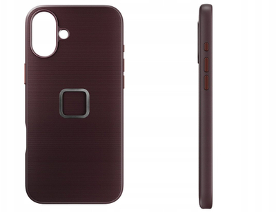 Mbrojtëse telefoni Peak Design Mobile Everyday Fabric Case, për iPhone 16 Plus, shkon me MagSafe, Eclipse
