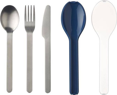Set takëmesh Mepal Ellipse, çelik inox, me kuti, blu nordike