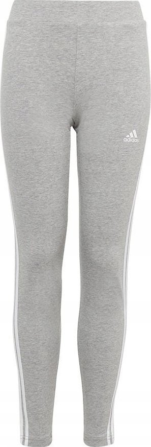 Pantallona për goca adidas 3 Stripes TIG Jr IC3624, pambuk poliester, gri