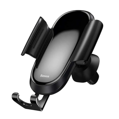 Mbajtëse telefoni për makinë Baseus Future Gravity SUYL-WL01, për ajrosje, 4"-6", e zezë