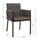 Karrige alumini Martin antracit me synthetic rattan 55×59×83 cm (HM5564.02)