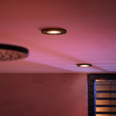 Set spote Philips Hue Xamento, White and Color, 3 copë, i zi