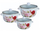 Set tenxheresh Rosberg R54518E3G, 6 pjesë, veshje smalti, kapakë xhami, për induksion