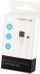 Kabllo USB Lightning Forever për iPhone 5, karikim dhe të dhëna, e bardhë