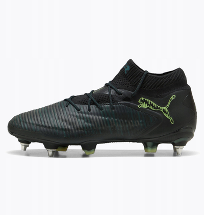Këpucë futbolli PUMA Future 8 Ultimate MxSG, spica metalike, fushë e butë, të zeza, nr 42.5