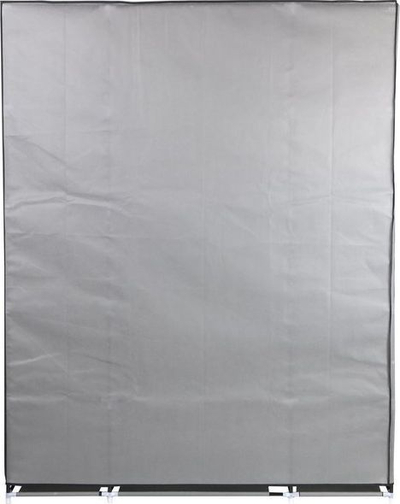 Garderobë pëlhure Saska Garden, 175 x 133 x 43 cm, e hirtë
