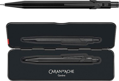 Механичка пенкало Caran d’Ache 844 Black Code, 0.7mm, црна мат