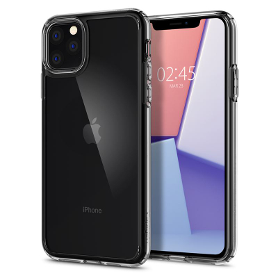 Mbrojtëse telefoni për iPhone 11 Pro Spigen Ultra Hybrid, transparente