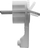 Prizë këndore e sheshtë AWTools WT-16UP, 16A 230V, set 10 copë, e bardhë