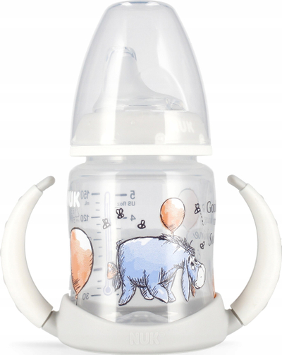 Biberon trening NUK First Choice Learner, 150 ml, silikon, gri